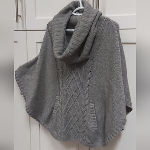 Autumn Cashmere + wool poncho
